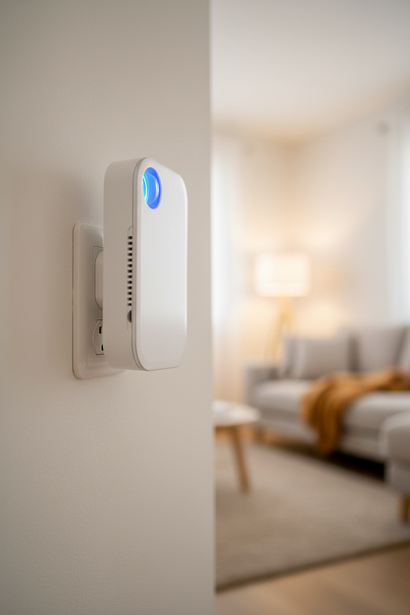 VibeAir Mini – Wall Plug Low Angle